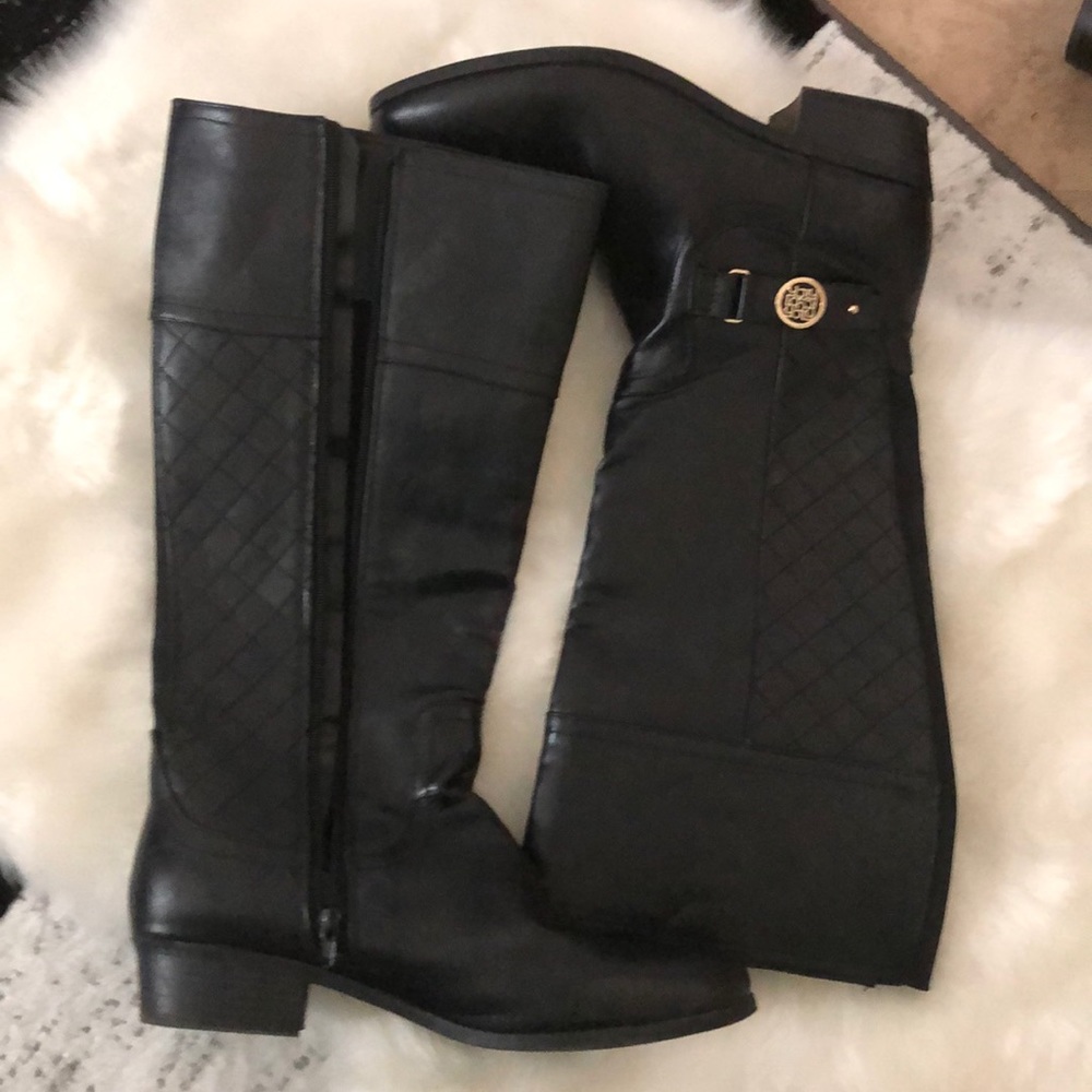 Liz Claiborne Black Riding Boots Size:12